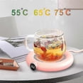 thumbnail image 3 of Portable USB Coffee Mug Warmer with Auto Shut Off - Pink Electric Beverage Warmer Gift, 3 of 5