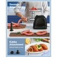 thumbnail image 4 of Electric Meat Grinder, Sausage Stuffer Maker Food Grinder with Blade & 3 Plates, Sausage Stuffer Tubes & Kubbe Kit, Heavy Duty Meat Mincer Machine for Home Kitchen Use, 4 of 6