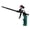 GREEN, variant on Spray Foam Gun Sealant Application Gun, Spray Insulation Expanding Foam Gun Applicator, Heavy Duty Dispensing Caulking Gun for Filling Sealing Windows Gap (Silver)