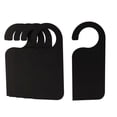 thumbnail image 2 of 6 Pcs Wooden Door Sign Hanger Mini Double-Sided Wood Blackboard Chalkboard Message Notes Memo Board, 2 of 5
