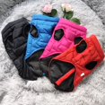 thumbnail image 5 of Chaleco para perro, ropa de invierno para perro con anilla en D, ropa cálida para cachorros, perros pequeños, gatos, chaleco, abrigo para bulldog francés y chihuahua, 5 of 5