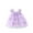 Purple, variant on MEZZALL Baby Girl Tutu Dress Summer Sleeveless Backless Princess Birthday Party Dot Bow Sundress With Straw Hat Set, Purple, 2-3 Years
