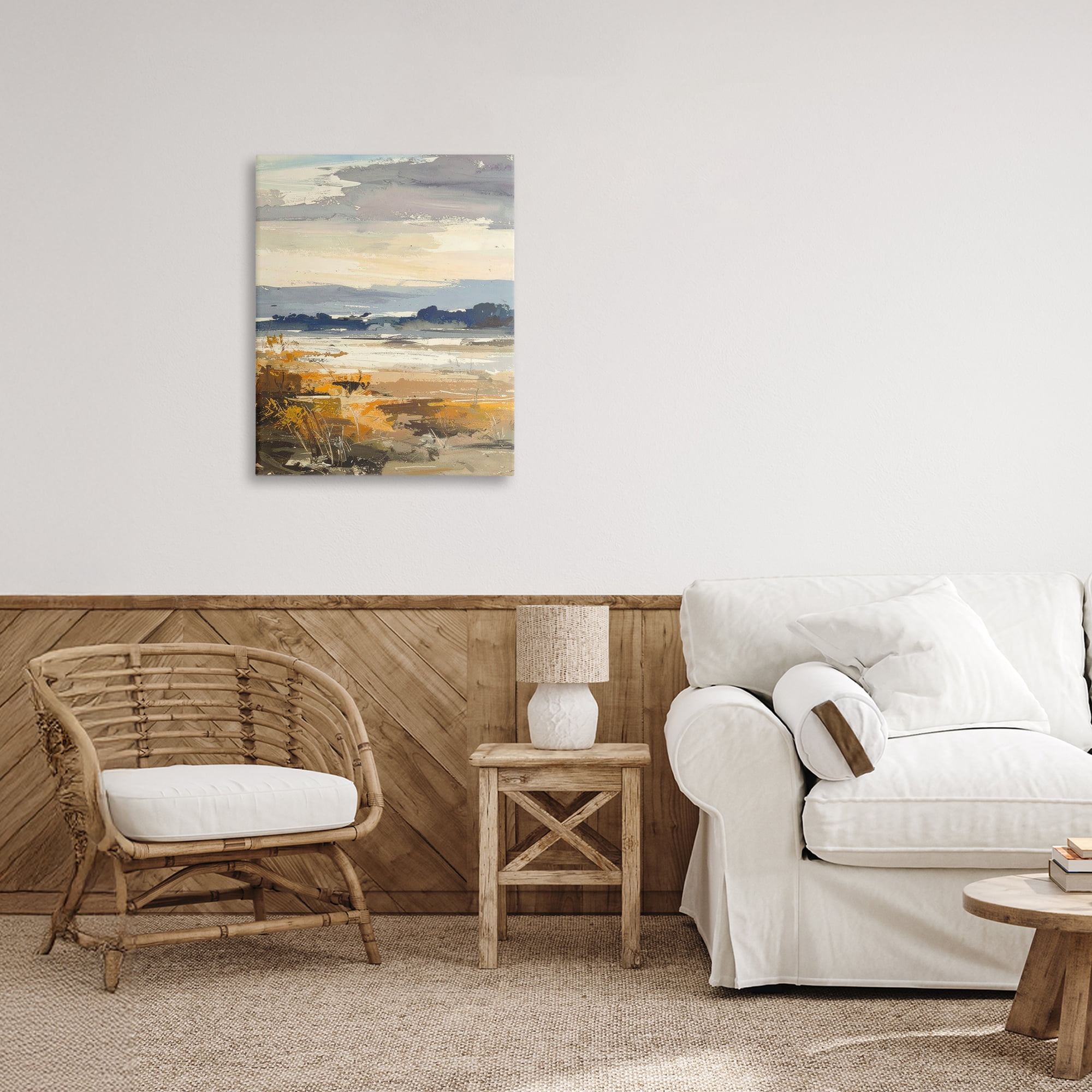 Stupell Industries Distant Horizon Abstract Canvas Wall Art, design by Alonza Saunders