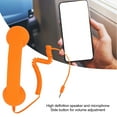 thumbnail image 3 of Combiné Téléphonique Rétro 3.5mm, Récepteur de Cellulaire Rétro Anti-Radiation Microphone Haut-Parleur pour Téléphone Intelligent Ordinateur, 3 of 8