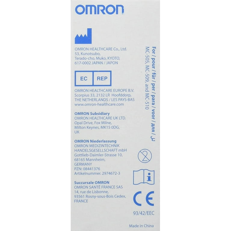 Omron Gentle Temp 510 Ear Thermometer Probe Covers X 20 - Fulli's