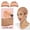 Coffee, variant on HD Invisible Wig Cap, Ultra-Thin Breathable Hair Net, 2 Pieces Stretch Stockings Cap for Daily Wear