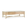 thumbnail image 6 of Michael Amini Malibu Crest Rectangular Wood & Marble Cocktail Table - Blush, 6 of 17