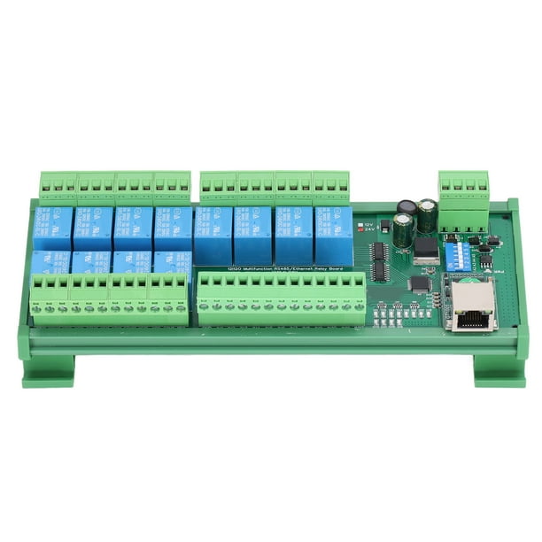 RS485 Relay Switch Module, 12 DIO NPN Active Low IP Controller 9600BPS ...