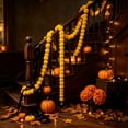 thumbnail image 7 of Halloween Garland 59in Marigold Artificial Flower Hanging String for Festival Wedding Diwali Home by OVFUIZ, 7 of 7