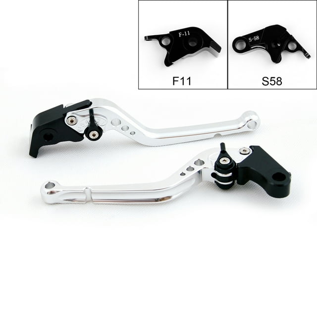 Long Brake Clutch Levers For Aprilia RSV4/RSV4 FACTORY 2009-2014 Silver