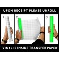 thumbnail image 2 of ORACAL 651 Rollo de vinilo adhesivo brillante para manualidades, 12.0 x 30.0 in, multicolor para máquinas de corte y troquelado Silhouette, incluye rollo de papel de transferencia transparente de 12.0, 2 of 2
