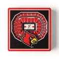 thumbnail image 3 of YouTheFan NCAA Louisville Cardinals 3D StadiumView Magnet, 3 of 4