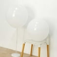 thumbnail image 6 of Efavormart 10 Pack Matte Pastel White Helium or Air Latex Party Balloons 18", 6 of 10
