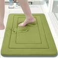 thumbnail image 4 of Bath Mat Non-Slip Absorbent Microfiber Rug with Rubber Backing for Bathroom Shower Kitchen(Green), 4 of 6