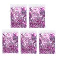 thumbnail image 1 of Confeti rosa de 8 mm con lentejuelas brillantes para decoración de mesa de niña, adornos para bautizo, letras, 1 of 14