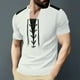 thumbnail image 1 of pstuiky camisetas camisas para hombre, Blusa informal de manga corta con botones y cuello vuelto para hombre camisetas de hombre l, 1 of 9