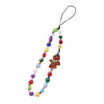thumbnail image 3 of Elegante correa para teléfono con dije para la muñeca, funda para teléfono, bolso de mano, colgante para mujer Sin perlas transparentes, 3 of 9