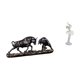 thumbnail image 1 of Escultura Moderna De Toro Y Bailarina De Feng Shui, Obra De Arte Creativa Para Escritorio, Dormitorio, Oficina, Entrada, Chimenea, Regalo De Cumpleaños, Decoración, 1 of 8