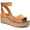 Rainbow Synthetic, variant on Franco Sarto Womens Presley Leather Ankle Strap Wedge Sandals