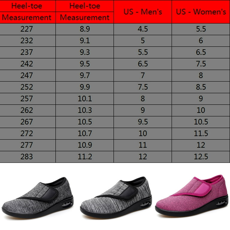 HEBELEENA Diabetic Shoes for Women Wide Width Edema Shoes Walking