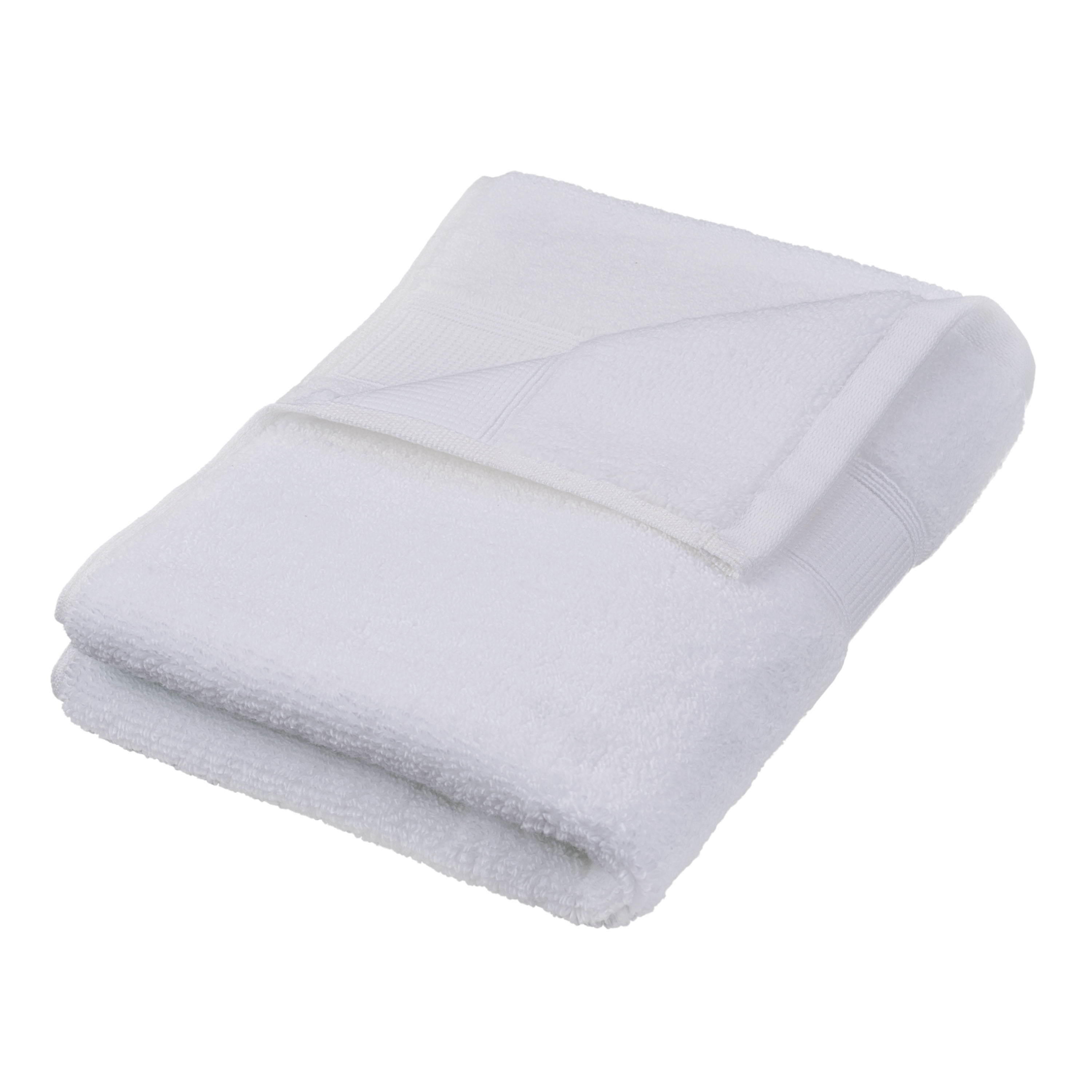 Hotel Style Egyptian Cotton Hand Towel, Arctic White