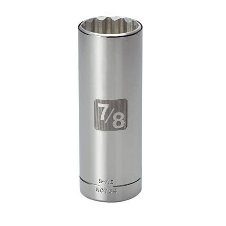 

Craftsman 7/8 Inch Easy-to-Read Socket 12 Point Deep 1/2 Inch Drive 9-50764