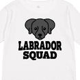 thumbnail image 4 of Inktastic Dog Black Labrador Squad Boys or Girls Long Sleeve Toddler T-Shirt, 4 of 5