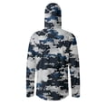 thumbnail image 3 of BRGZLK Sun Jacket for Men Summer Print Long Sleeve Sun Protection Shirt Soft Lightweight Breathable Slim Fit Quick Dry Hooded Pollover Top A XL, 3 of 6