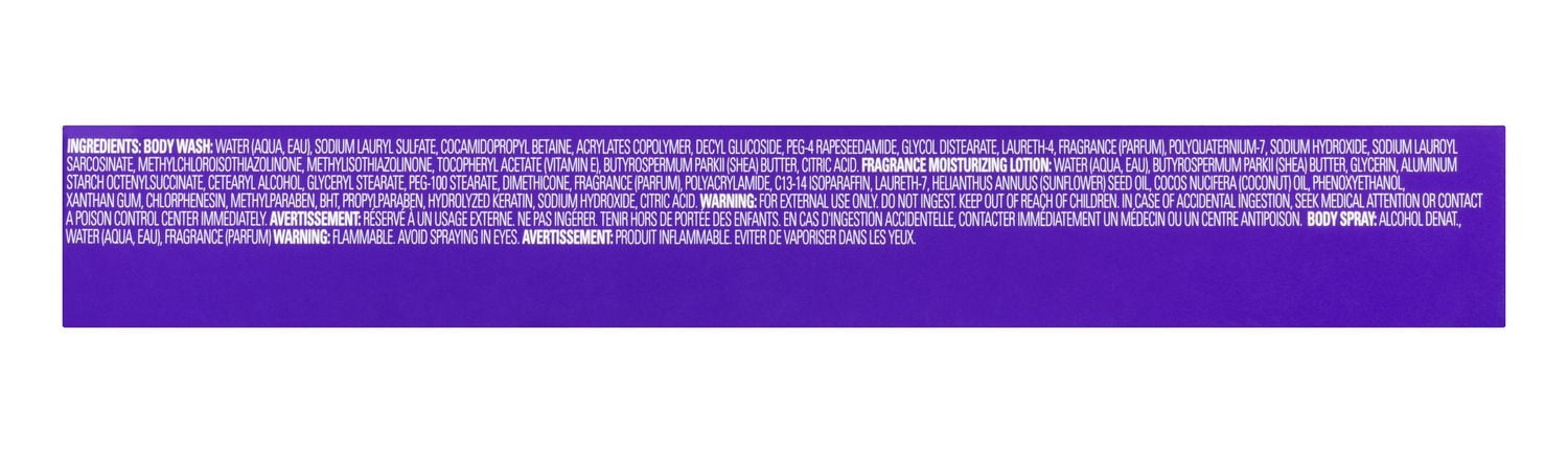 Body Fantasies Twilight Mist ensemble cadeau 4pc