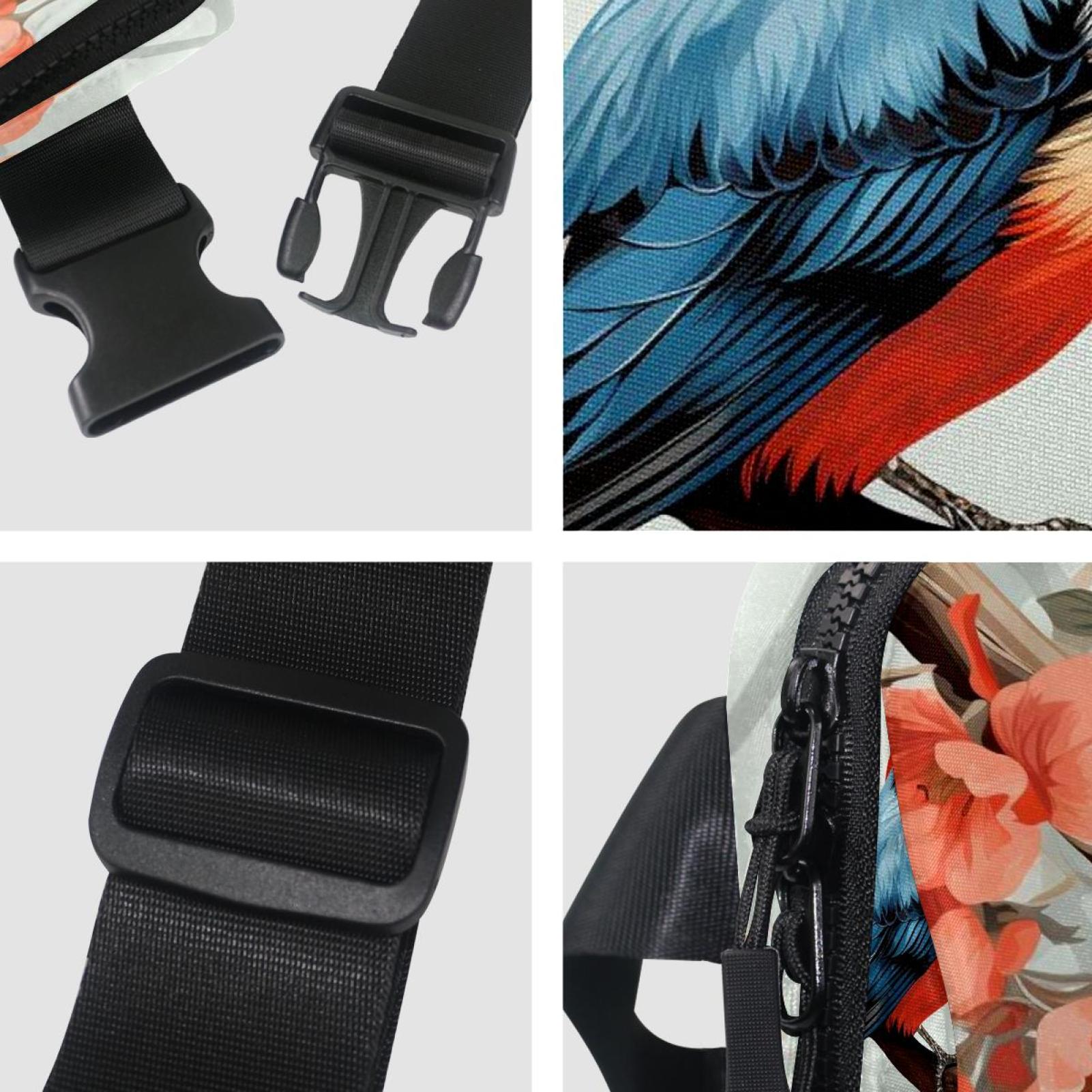 Woodpecker Fanny Packs Running Belt Belt Bag Lightweight Adjustable with Extension Strap Unisex