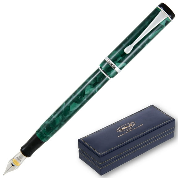 Conklin Duragraph Fountain Pen - Forest Green (CK71320)