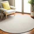 thumbnail image 2 of SAFAVIEH Metro Lactrice Solid Area Rug, Ivory, 6' x 6' Round, 2 of 7
