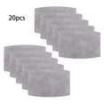 thumbnail image 1 of 20pcs Fine Denier Face Mask Filter Inserts Cotton Mask Soft Wicking PM2.5 Filtration Filter Inserts, 1 of 9