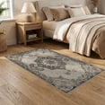 thumbnail image 2 of ODIKA 5'x7' Washable Area Rug Vintage Faded Distressed Transitional Border Interlocking Abstract Flowing for Guest Room, Lounge, Apartment, Non-Slip Low Profile, Stain Resistant, 2 of 7