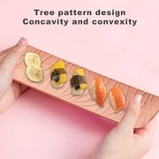 Aihimol Sushi Dish Long Rectangle Dish and Cake Trays Plastic Platters for Party and Entertaining Entertainment,Food Appetizers,Deserts,Charcuterie