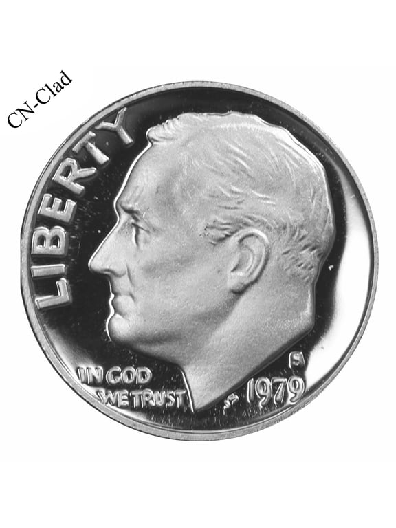 Collectible 1979-S Roosevelt Dime Type 1 Filled S Gem Deep Cameo Proof Coin