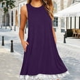 thumbnail image 2 of Summer Dresses for Women 2025, Womens Dresses,Women's Oversized Casual Dress Comfortable Loose Fit Cuffless Elegant Daily Wear Trendy Flowy Soft Fabric, 2 of 4