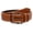 Tan, variant on Men's Croco Print Feather Edged Leather Dress Belt