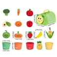 thumbnail image 3 of 17 Piece Fruit & Vegetable Plush Toy Set, Color-Coded Sensory Toys for Babies & Toddlers, Early Learning Gift, Soft Educational Play Food, 3 of 6