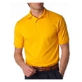thumbnail image 1 of Jerzees Men's SpotShield Button Down Polo Sport Shirt, Gold M, 1 of 2