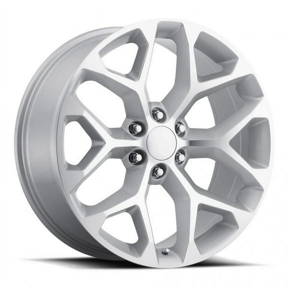 REP G09 22X9 6X139.7  24 78.1 Silver Machined Face