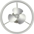 thumbnail image 6 of Progress Lighting P250116-30 Burnett 21" 3 Blade Indoor Led Ceiling Fan - Nickel, 6 of 15