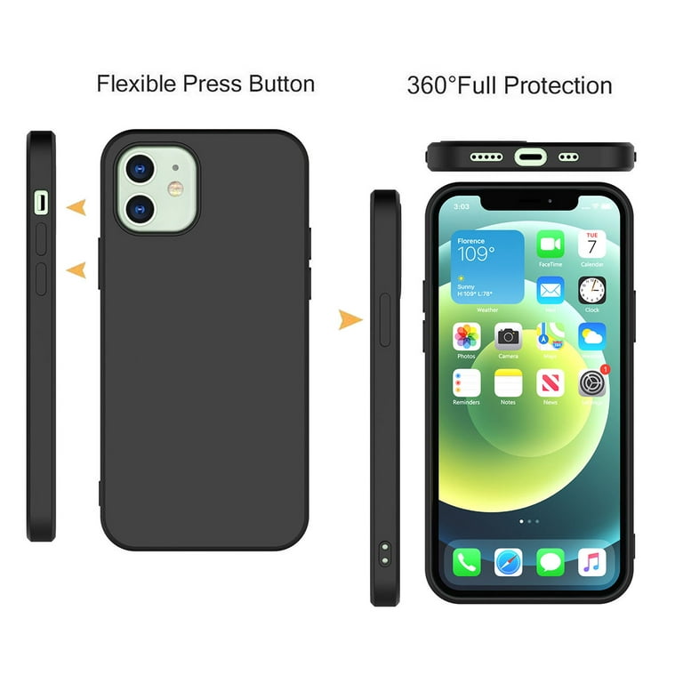 iPhone 12 Mini - Frosted Matte Drop & Camera Protection Case / Cover