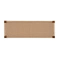 thumbnail image 6 of Linon Patty Rubberwood 2 Tone Bench Handwoven Rope Seat 18" High in Brown Stain, 6 of 11
