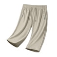 thumbnail image 2 of Fengqque Women's Hiking Shorts Quick Dry Lightweigh Water Resistant Athletic Straight-leg Bermuda Shorts Zippered Pocket Khaki-A XL(XL), 2 of 7