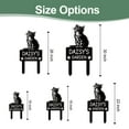 thumbnail image 6 of AOLOA Custom Metal Cat Memorial Garden Stake Grave Marker, Personalized Pet Grave Markers, Cat Tombstones for Graves Outdoor, Cemetery Decorations for Grave, Pet Memorial Grave Sign Garden Plaque, 6 of 8