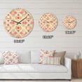 thumbnail image 4 of Designart 'Retro Triangular Design VII' Mid-Century Modern Wood Wall Clock, 4 of 5