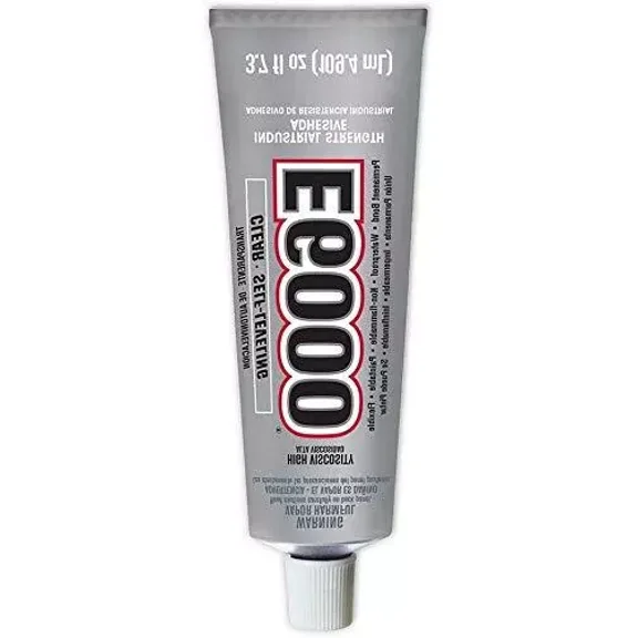 E6000 230012 Craft Adhesive, 3.7 Fluid Ounces, Single Pack, Transparent