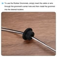 thumbnail image 5 of Unique Bargains Black Rubber Grommet 1.2 Inch OD 0.6 Inch ID, 4Pcs Seal Protection Cable Grommets Flexible Cable Pipe, 5 of 5