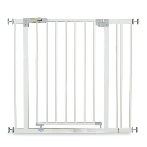 Open Box hauck Open N Stop Pressure Fit w/ 3.5" Extension Safety Gate, White